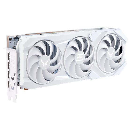 VGA PowerColor AMD RX 9070 XT Red Devil Spectral White 16GB GDDR6 - RX9070XT 16G-E/OC/WHITE - Image 3
