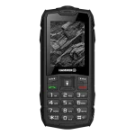 HAMMER Rock 2,4" Dual SIM csepp-, por- és ütésálló mobiltelefon - fekete