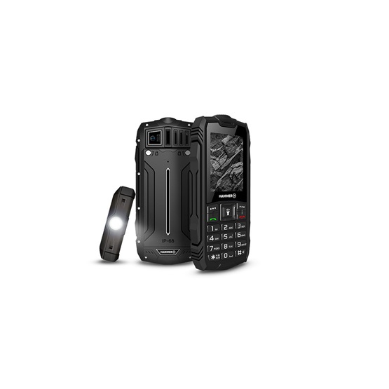HAMMER Rock 2,4" Dual SIM csepp-, por- és ütésálló mobiltelefon - fekete - Image 11