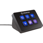 CORSAIR ELGATO STREAM DECK MINI, 6 Testreszabható LCD Billentyű, fekete
