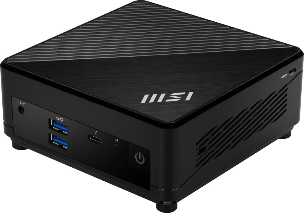 MSI Cubi 5 12M barebone mini PC, fekete - Intel Core i7-1255U (405BEU-B71255UXX) - Image 2
