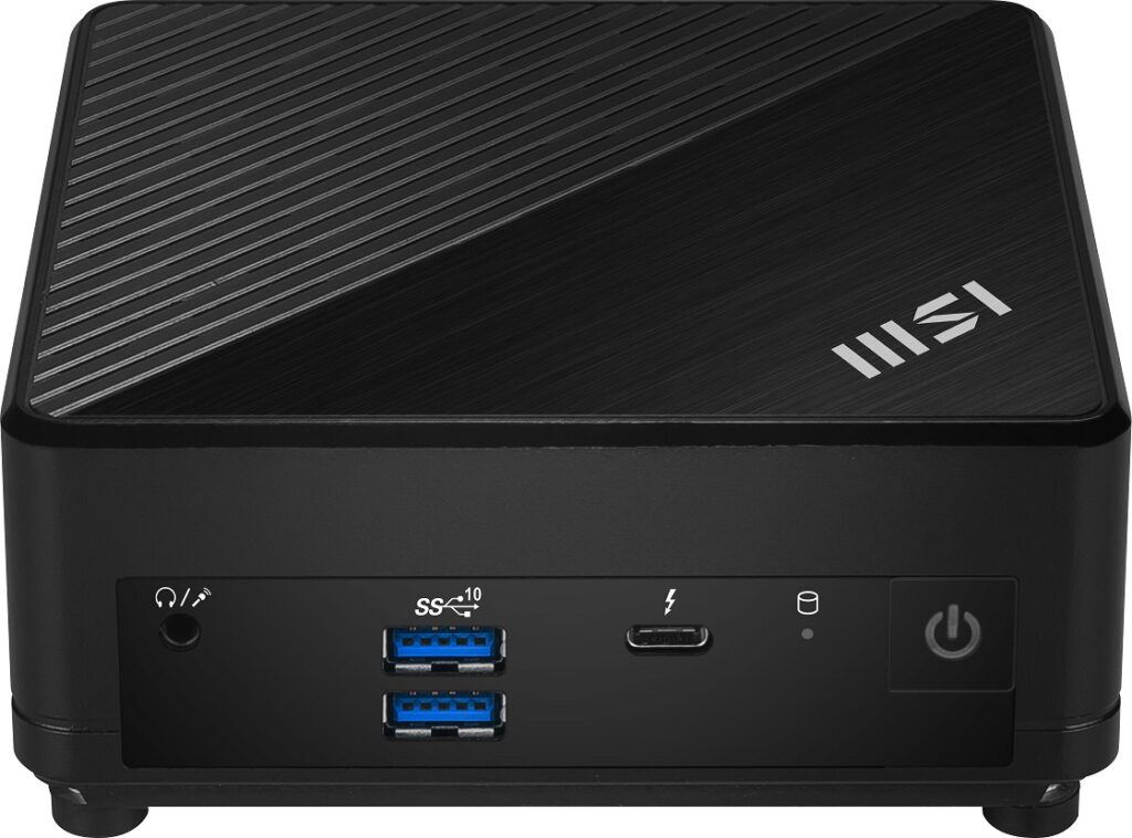 MSI Cubi 5 12M barebone mini PC, fekete - Intel Core i3-1215U (407BEU-B31215UXX) - Image 2