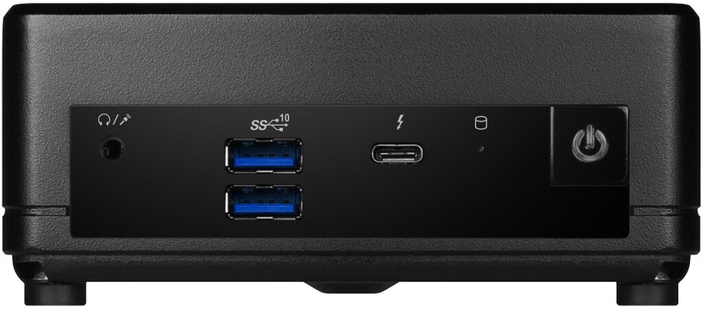 MSI Cubi 5 12M barebone mini PC, fekete - Intel Core i3-1215U (407BEU-B31215UXX) - Image 4