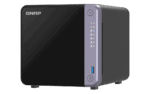 4-bay 3.5" desktop NAS, AL524 4C 2.0GHz, 4GB DDR4 RAM (max 16GB), 1 x 10GbE SFP+