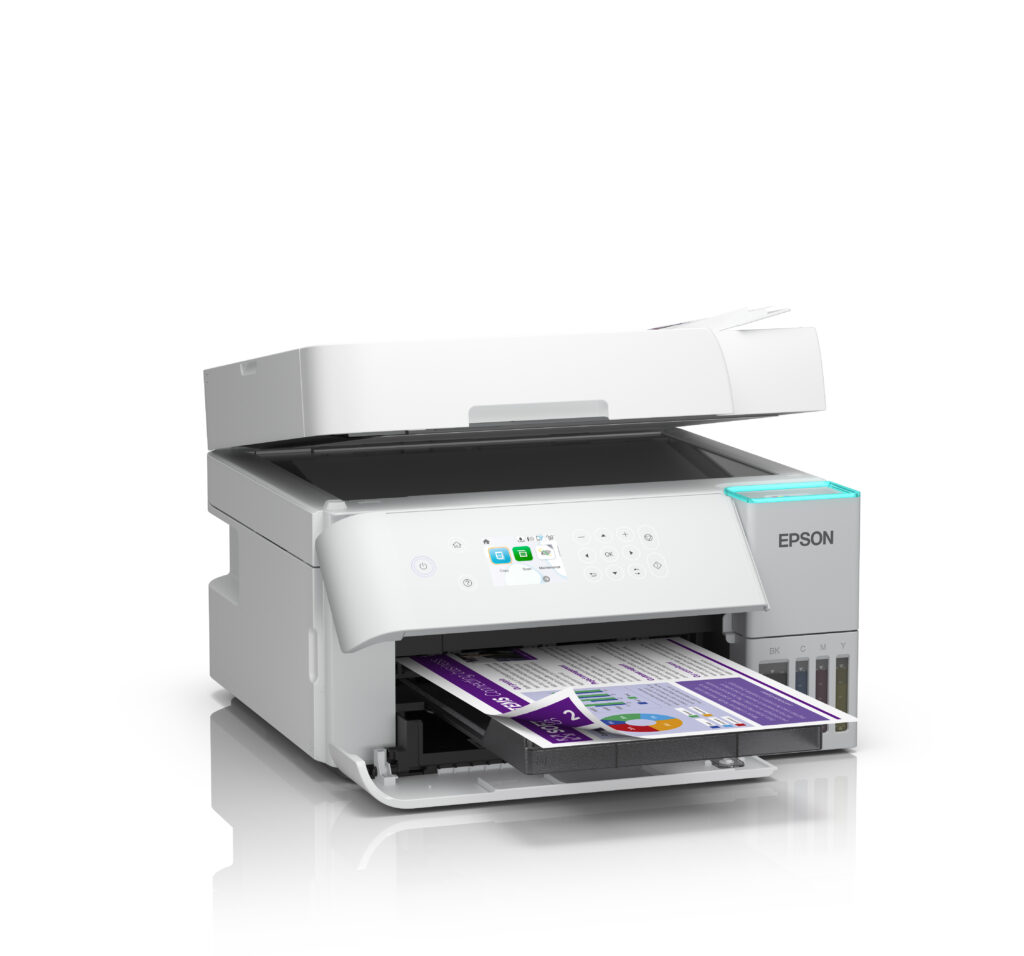 24lio3_mdl_wht_04.jpg Epson EcoTank L6376 színes tintasugaras A4 MFP, ADF, duplex, LAN, WIFI, fehér - Image 4