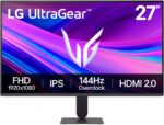 LG 27" 27G411A-B.AEU UltraGear FHD IPS 144Hz HDMI/DP gamer monitor
