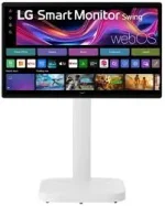 LG 32" 32U889SA-W 4K UHD IPS Smart Monitor Swing érintőképernyő, guruló állvány - Image 3