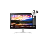 LG 32" 32UN650K-W UltraFine™ 16:9 4K UHD IPS monitor