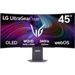 LG 45" 45GX90SA-B UltraGear™ OLED 21:9 WQHD ívelt Smart Gaming Monitor