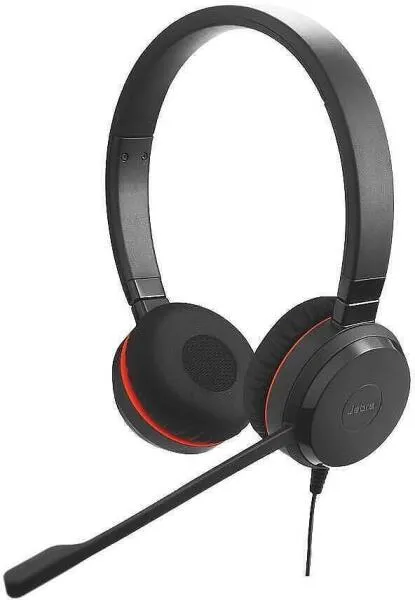 Jabra Evolve 20 SE, Stereo MS, USB C/A adapter, Leather