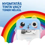 LAMAX InstaKid2 AI Plus Blue Hőpapíros gyerek fényképező Kék - Image 2