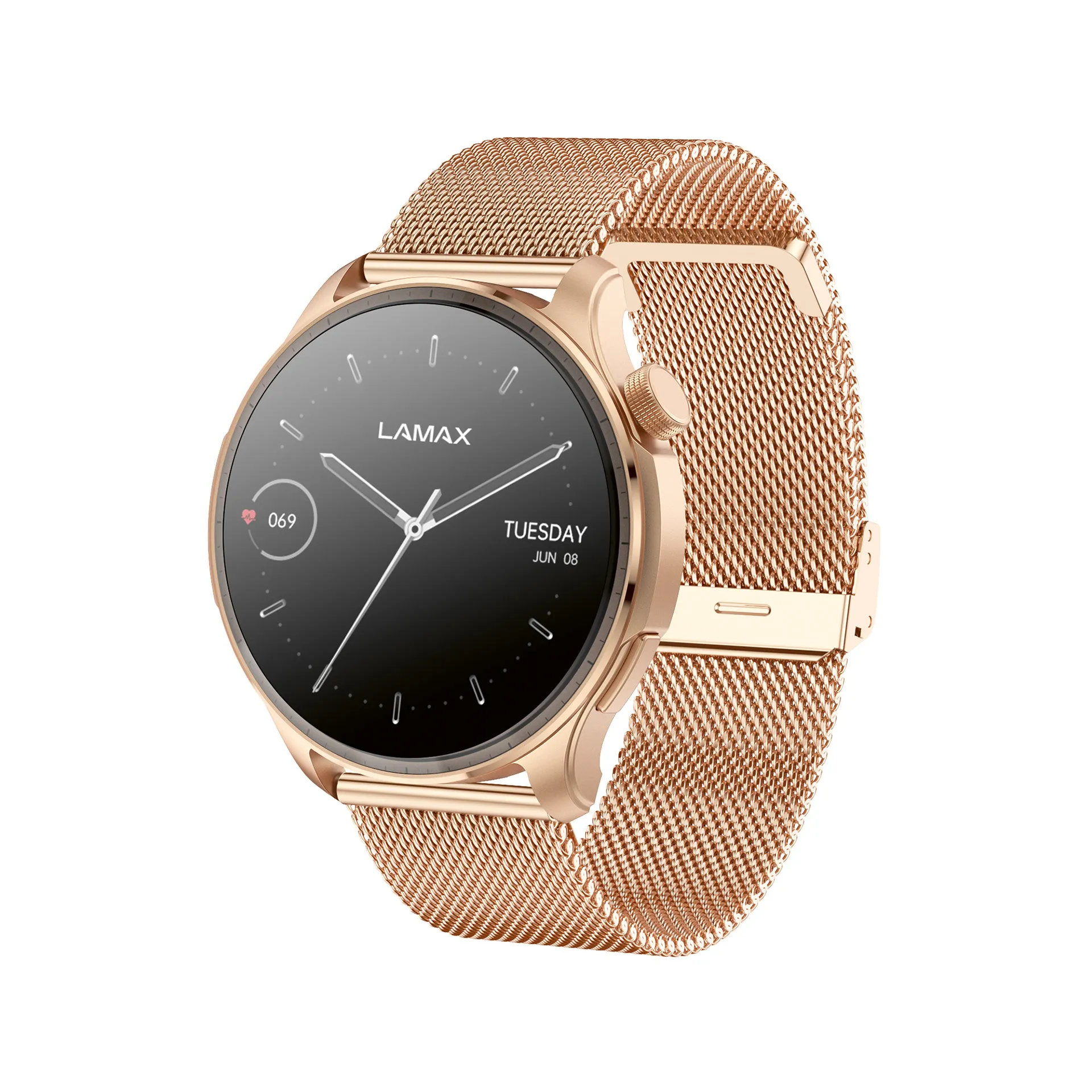 LAMAX Prism AMOLED Rose Gold Okosóra rózsaszín