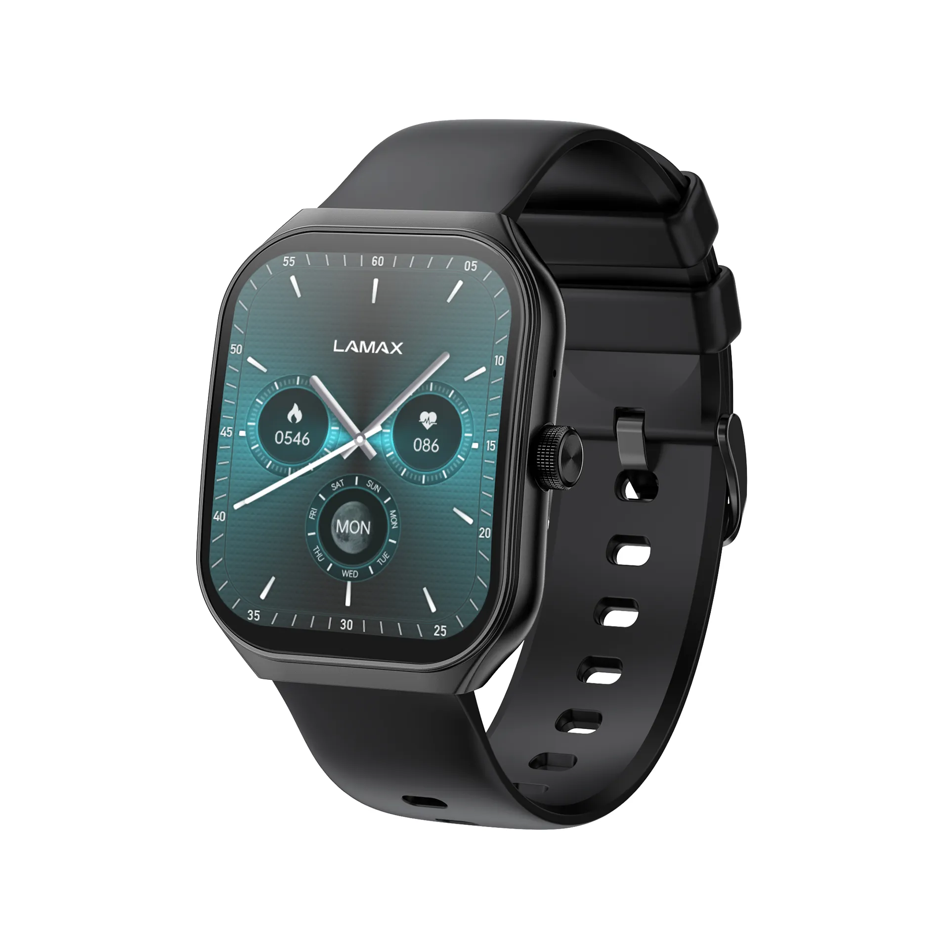 LAMAX Flow AMOLED Black Okosóra fekete