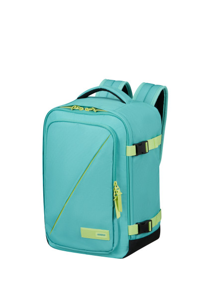 American Tourister - Take2Cabin Casual Backpack S Dusty Turquoise/Lime