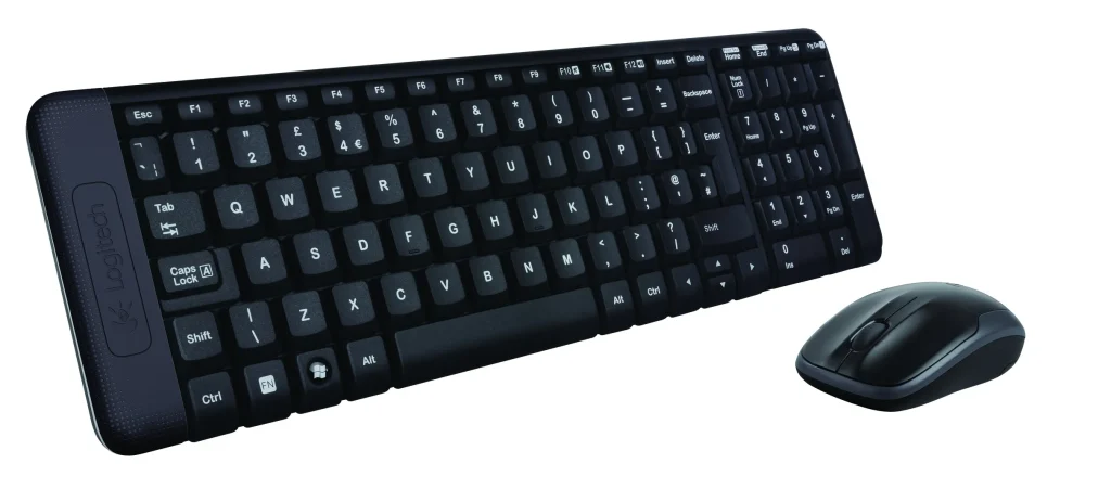 Logitech MK220 wireless billentyűzet + optikai egér Black HU - Image 5