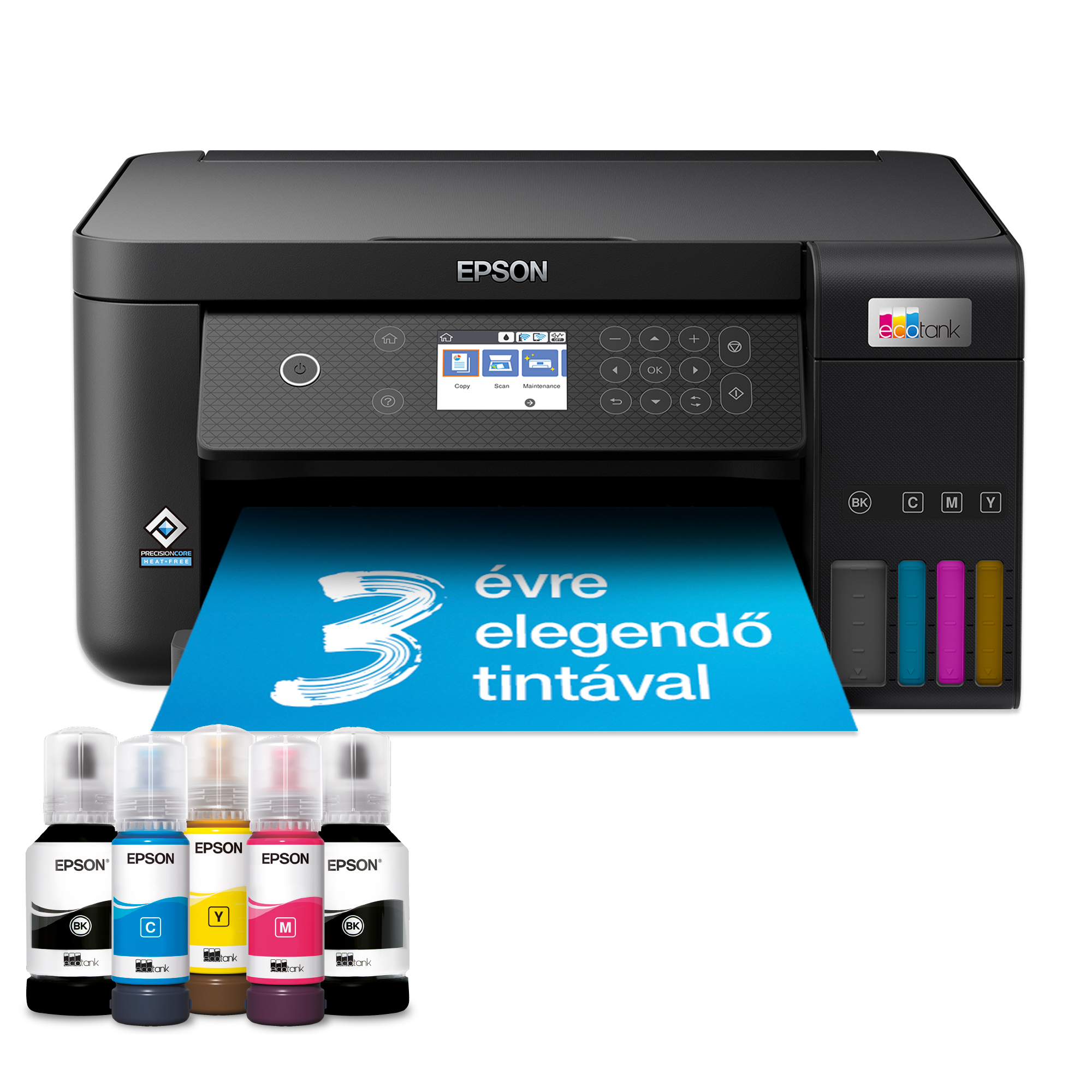 Epson EcoTank L6260 színes tintasugaras A4 MFP, duplex, LAN, WIFI