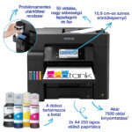 Epson EcoTank L6550 színes tintasugaras A4 MFP, DADF, duplex, LAN, WIFI, FAX - Image 2