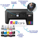 Epson EcoTank L3280 színes tintasugaras A4 MFP, WIFI, fekete - Image 2