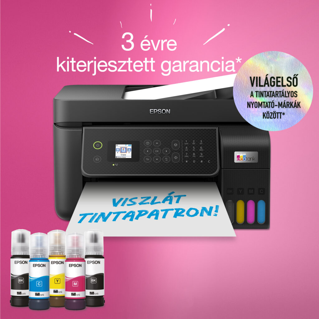 A18418-productpicture-hires-hu-HU-EcoTank_L5310_10_PrinterWarranty_2000x2000px.jpg Epson Ecotank L5310 színes tintasugaras A4 4in1 MFP, ADF, WIFI, fekete - Image 7