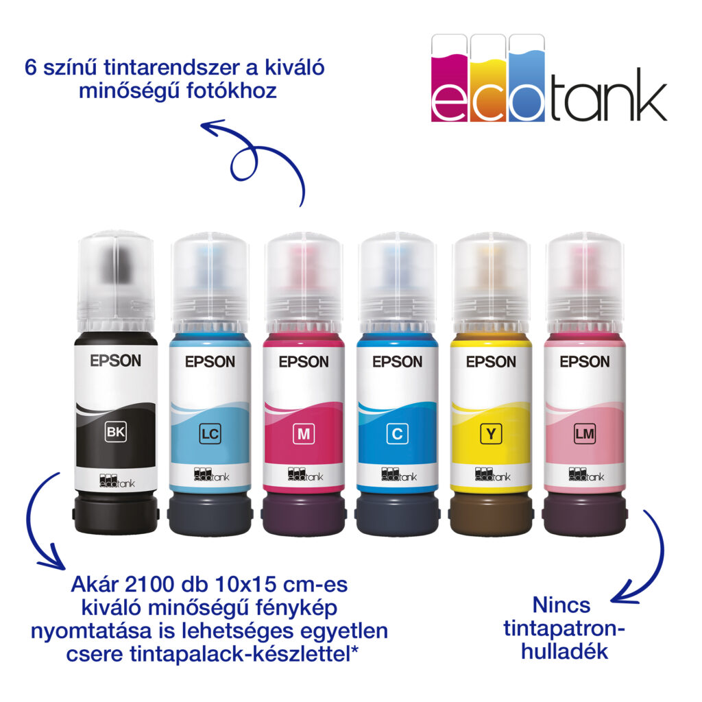 Epson L8050 színes tintasugaras A4 fotónyomtató, WIFI - Image 3