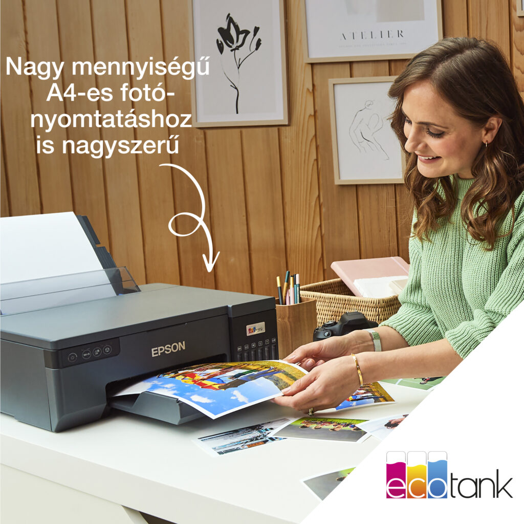 Epson L8050 színes tintasugaras A4 fotónyomtató, WIFI - Image 9