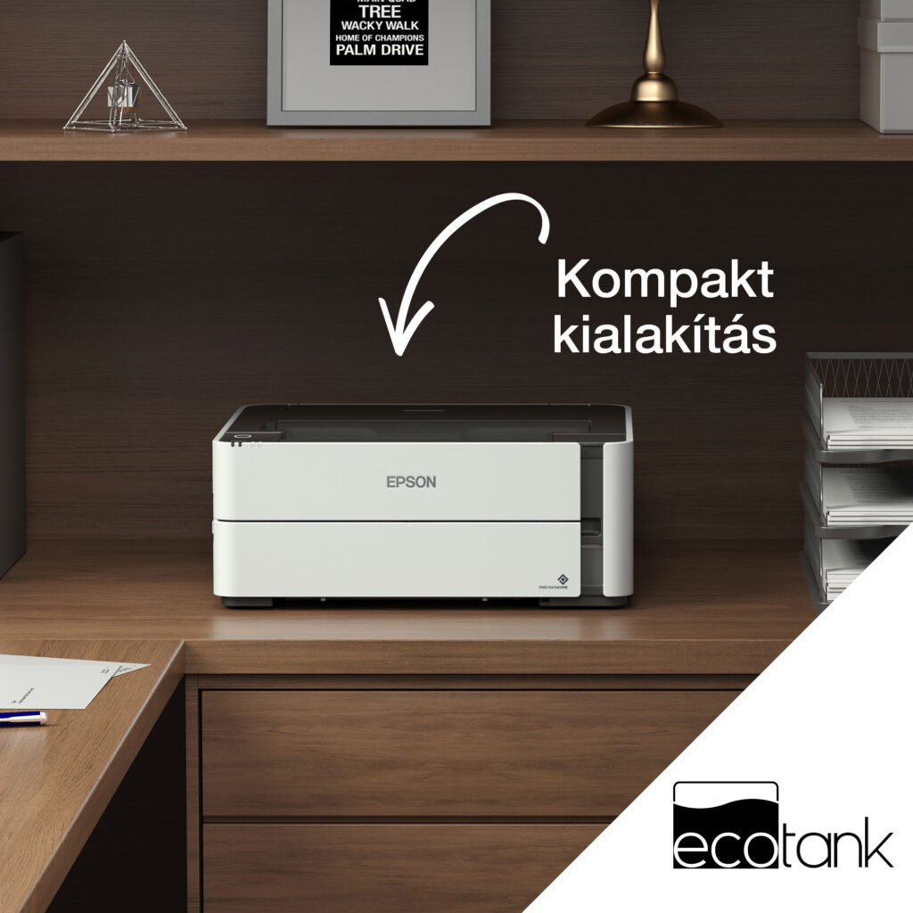 Epson EcoTank M1170 mono A4 tintasugaras nyomtató, duplex, LAN, WIFI - Image 9