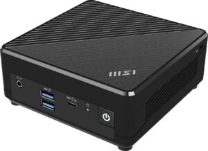 MSI Cubi N ADL S barebone mini PC, fekete - Intel N100 (225BEU-BN100XX)