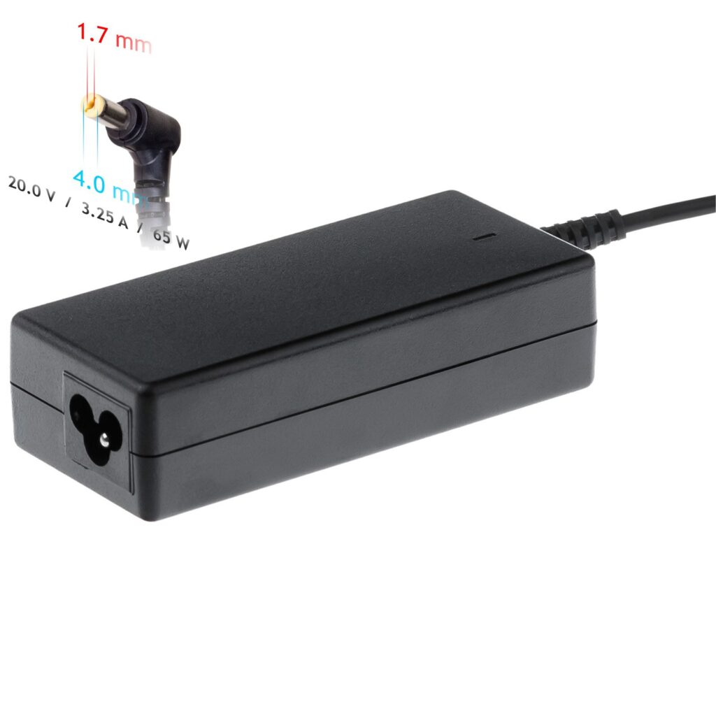 Akyga 20V / 3.25A 65W 4.0x1.7mm notebook töltő adapter - AK-ND-74 - Image 1