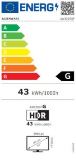 Dell Alienware AW3225QF 31.6" 4K QD-OLED Gaming Monitor DP, 2x HDMI (3840x2160) - Image 3