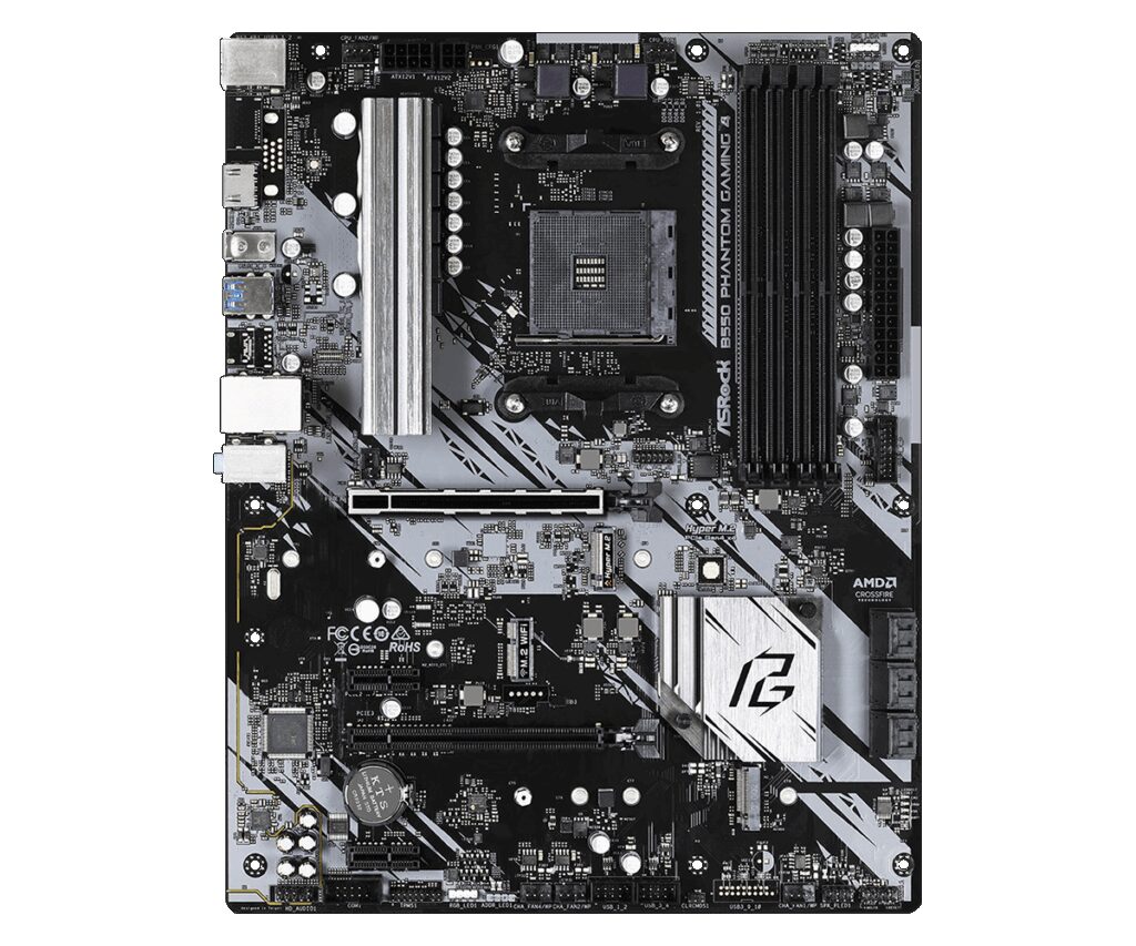 ASRock sAM4 B550 PHANTOM GAMING 4 alaplap - Image 3