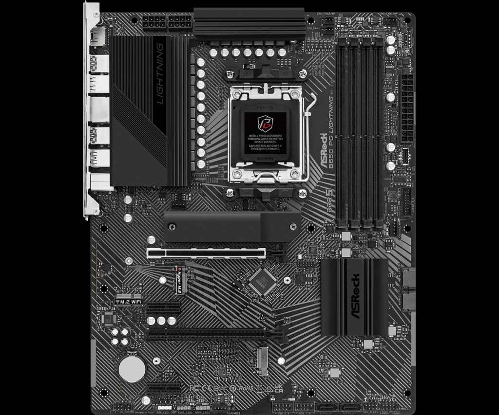 ASRock sAM5 B650 PG LIGHTNING alaplap - Image 2