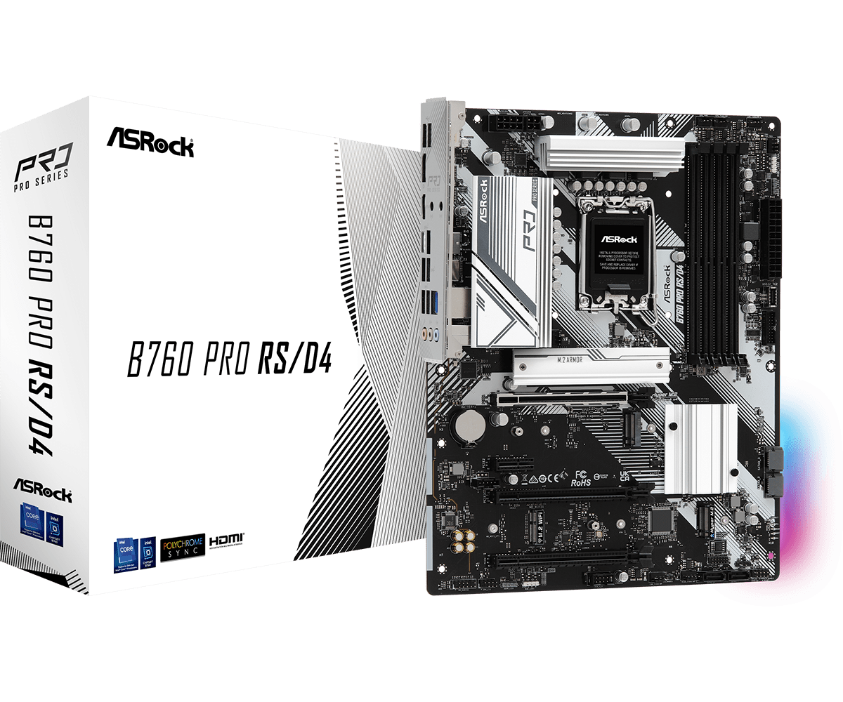 ASRock LGA1700 B760 PRO RS/D4 alaplap