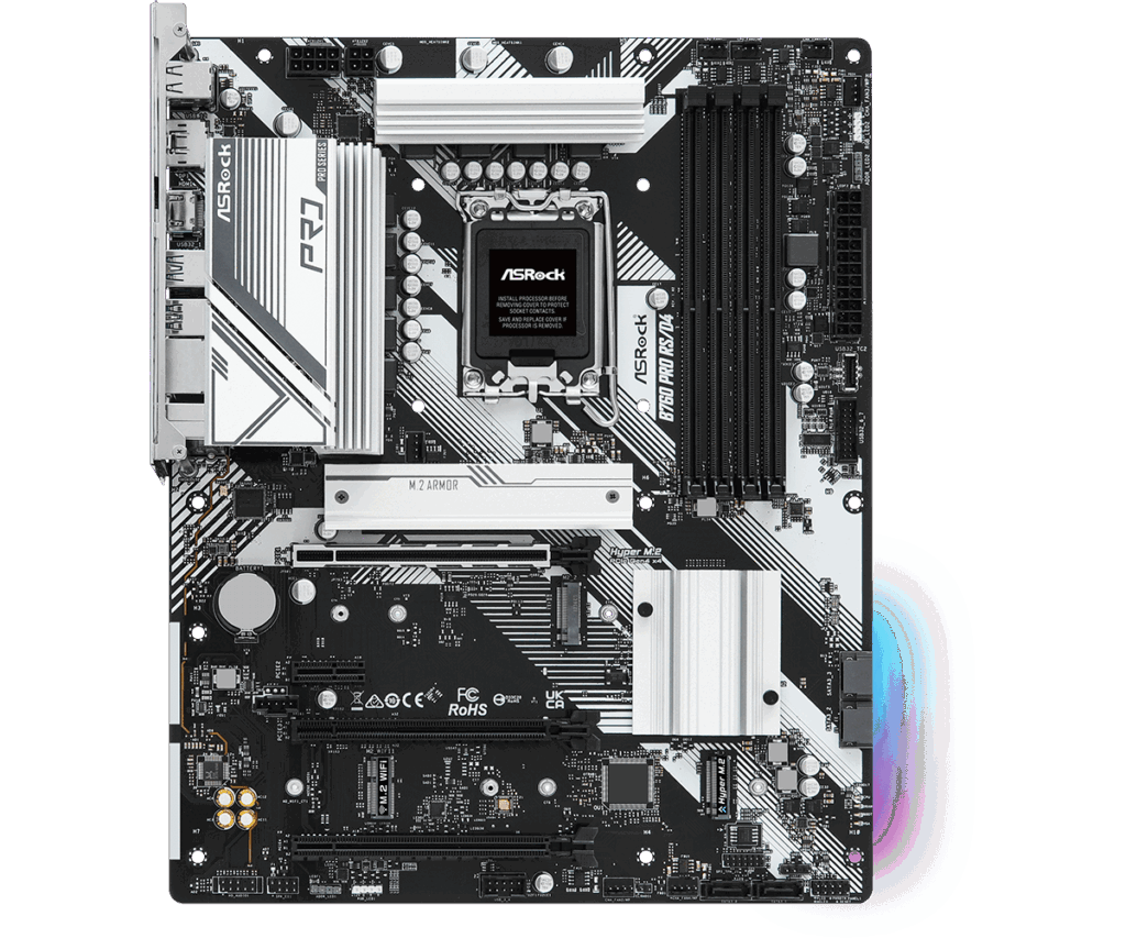 ASRock LGA1700 B760 PRO RS/D4 alaplap - Image 3