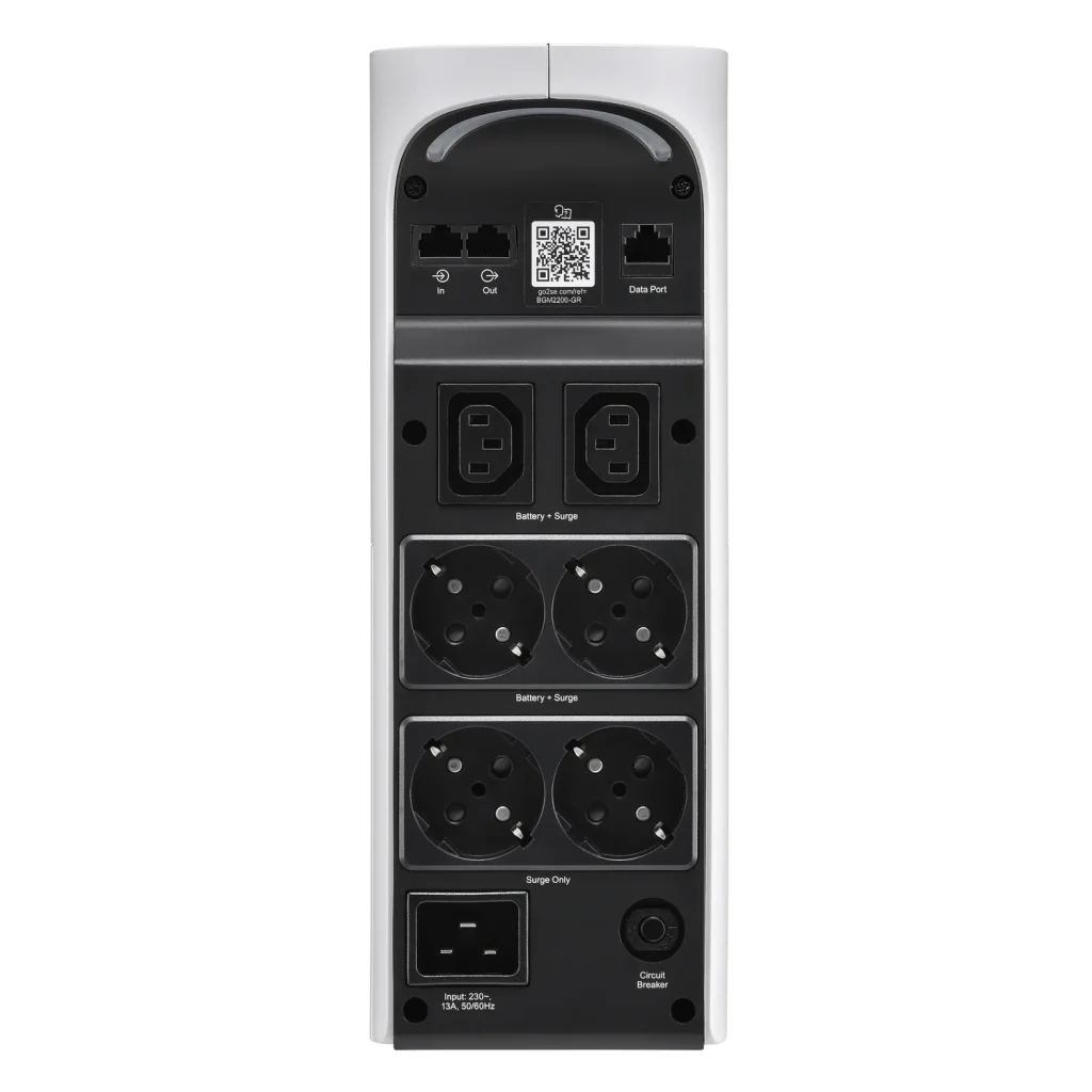 APC Back-UPS Pro 2200VA for Gaming, RGB LED, Tiszta Szinusz, LCD, Fehér, Schuko - Image 5
