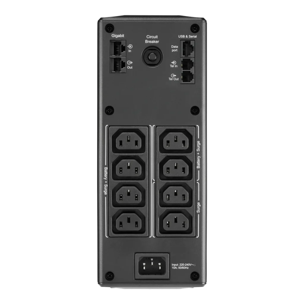 APC Back UPS Pro BR 1600VA, 8 Outlets, AVR, LCD Interface - Image 2