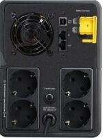 APC Back-UPS BX2200MI-GR (4 SCHUKO) 2200VA (1200W) Line-interaktív szünetmentes, AVR, LED, torony