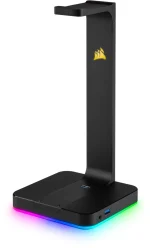 CORSAIR ST100 RGB Premium Fejhallgató Állvány + 7.1 hangkártyával - Image 2