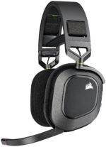 CORSAIR HS80 RGB WIRELESS Premium Gaming Headset, Carbon