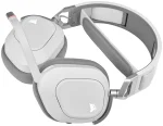 CORSAIR HS80 RGB WIRELESS Premium Gaming Headset, Fehér - Image 2