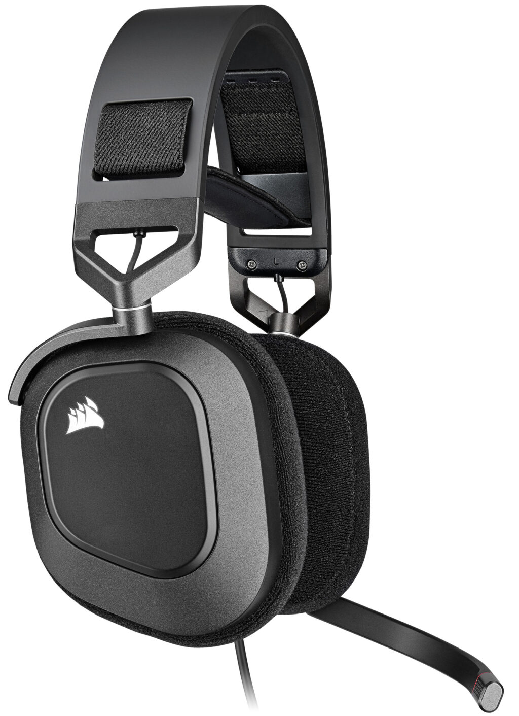 CORSAIR Vezetékes Headset, HS80 RGB USB Gaming, 7.1 Hangzás, RGB, fekete - Image 5