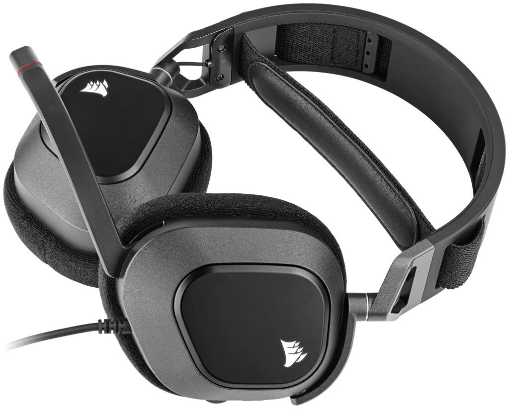 Corsair HS80 RGB USB 7.1 fekete gamer headset - Image 9