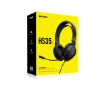 CORSAIR Vezetékes Headset, HS35 v2 Gaming, Multiplatform, carbon - Image 10