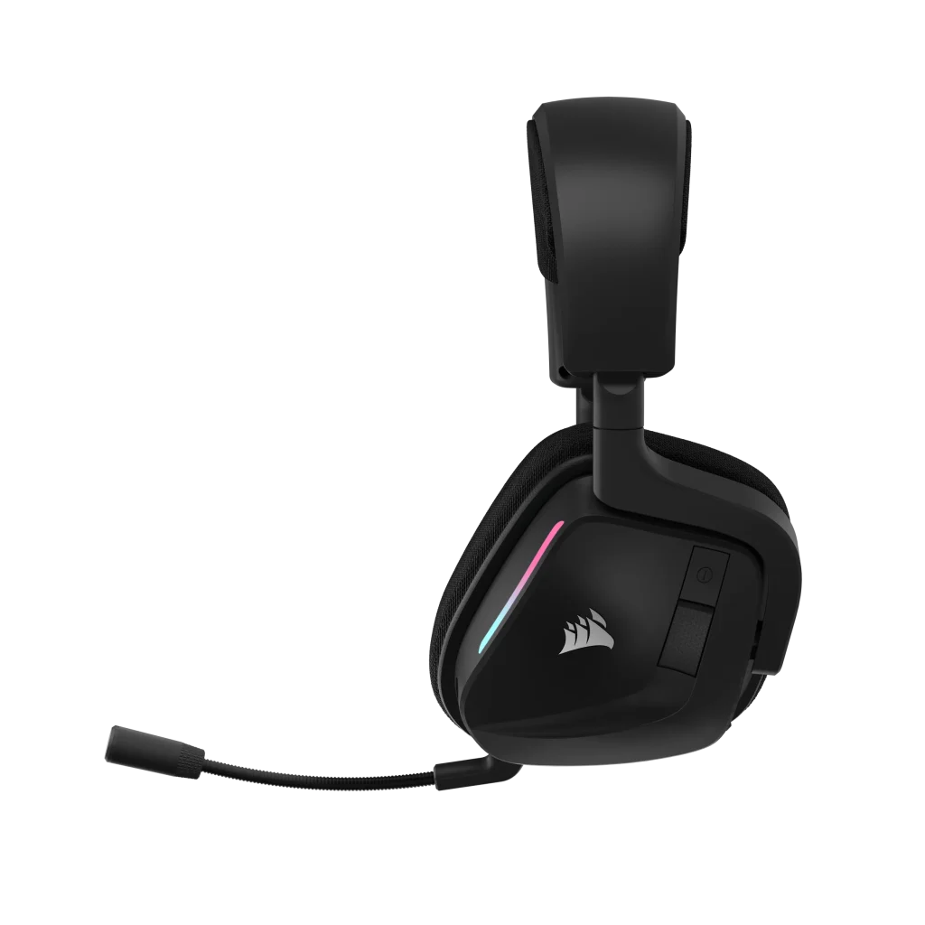 CORSAIR Vezeték Nélküli Headset, VOID v2 Wireless Gaming Headset, Dolby Atmos, carbon - Image 9
