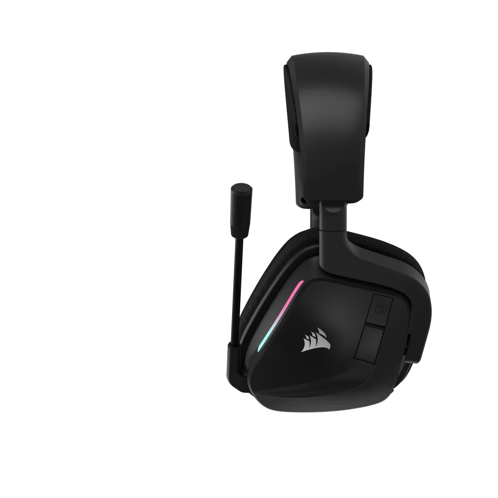 CORSAIR Vezeték Nélküli Headset, VOID v2 Wireless Gaming Headset, Dolby Atmos, carbon - Image 10