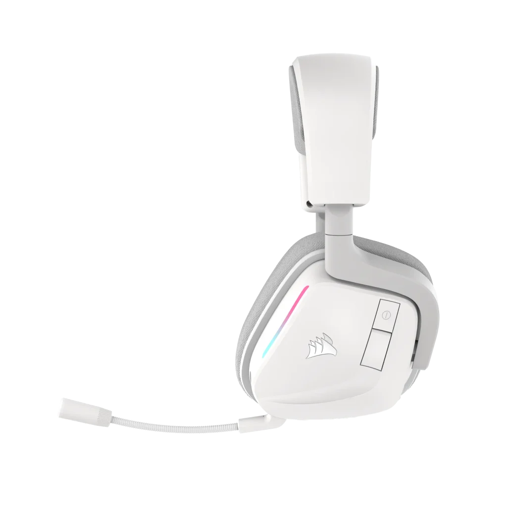 CORSAIR Vezeték Nélküli Headset, VOID v2 Wireless Gaming Headset, Dolby Atmos, fehér - Image 12