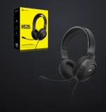 CORSAIR HS35 v2 Multiplatform Gaming Headset, piros - Image 2