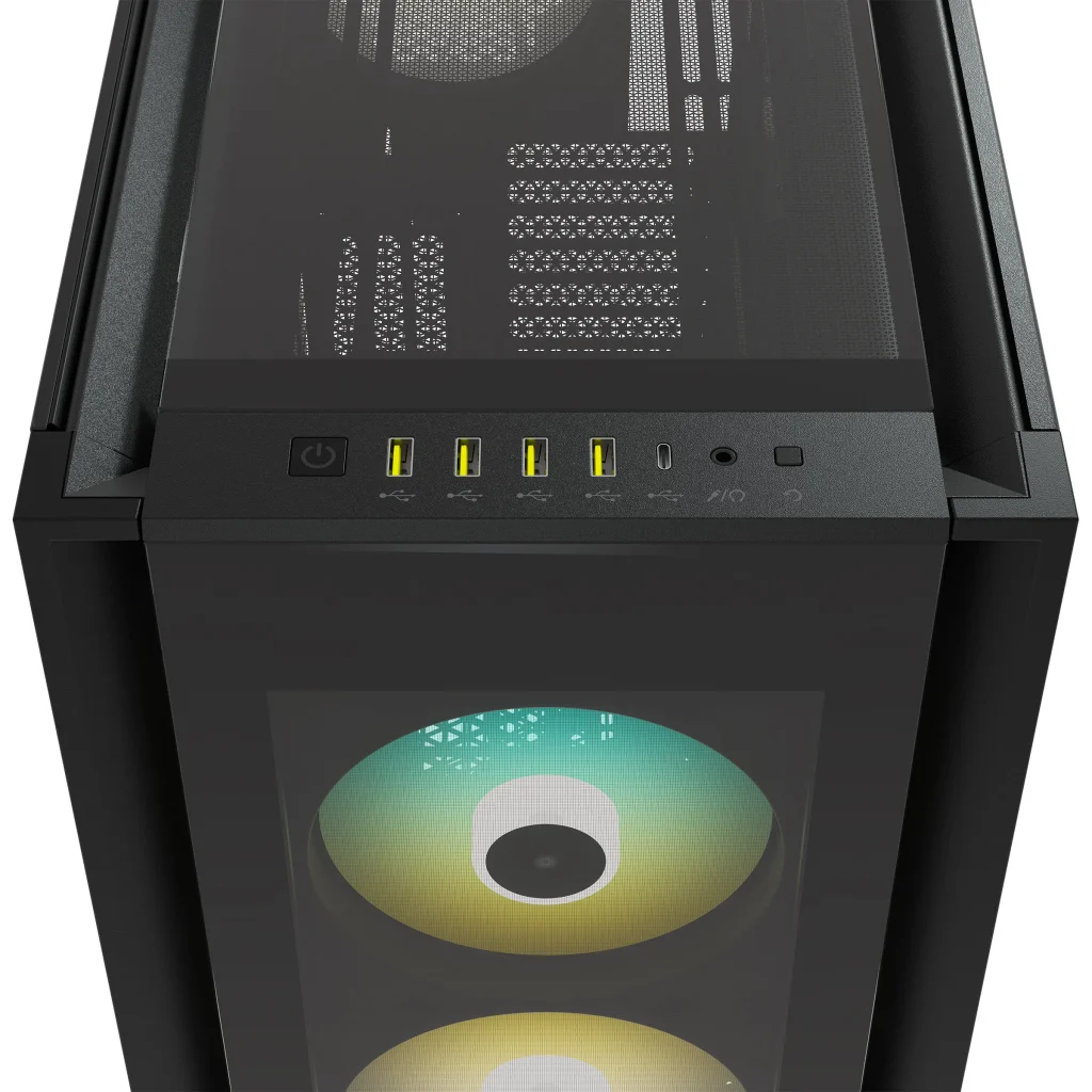 Corsair iCUE 7000X RGB TG Full-Tower E-ATX ház, fekete - Image 3