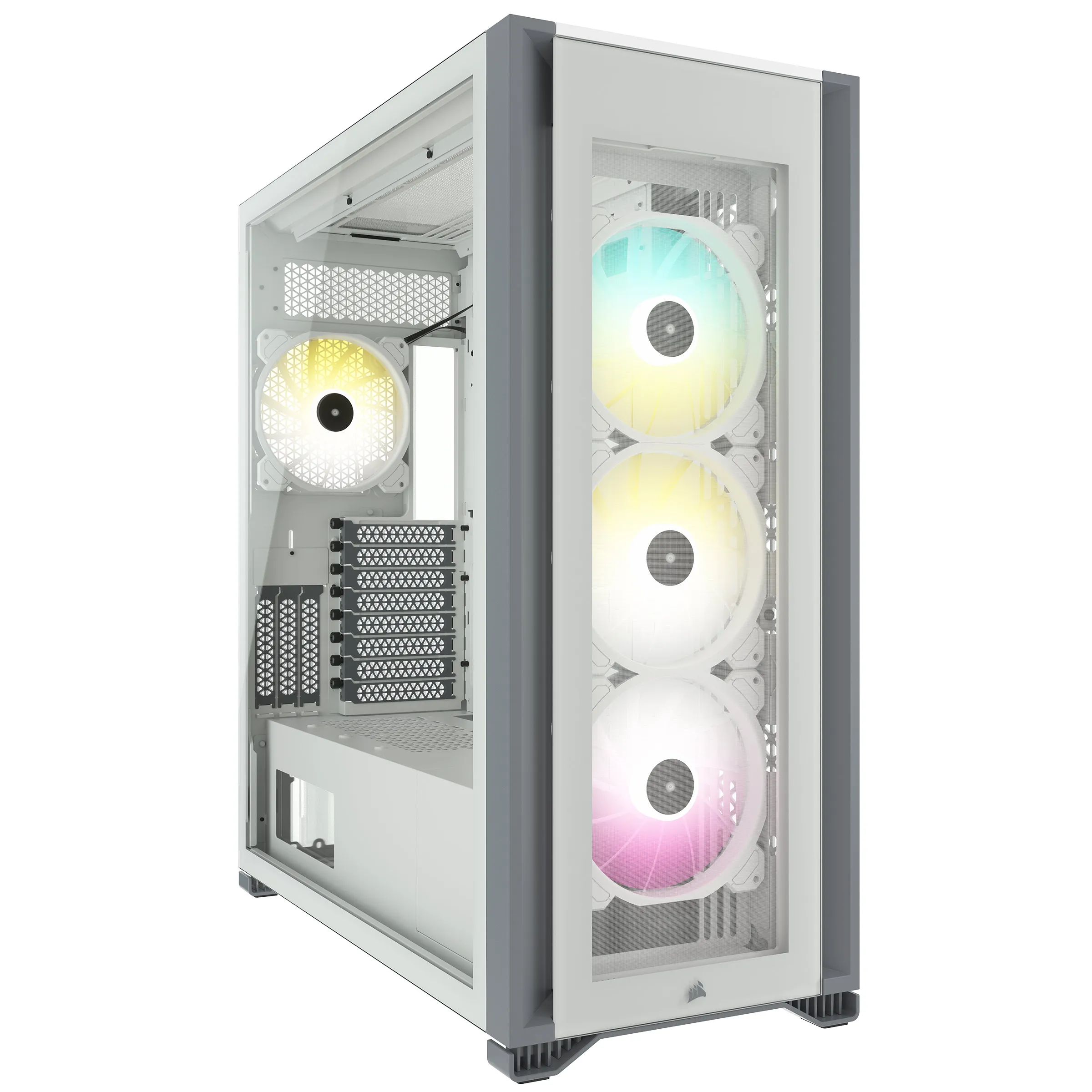 Corsair iCUE 7000X RGB TG Full-Tower E-ATX ház, fehér