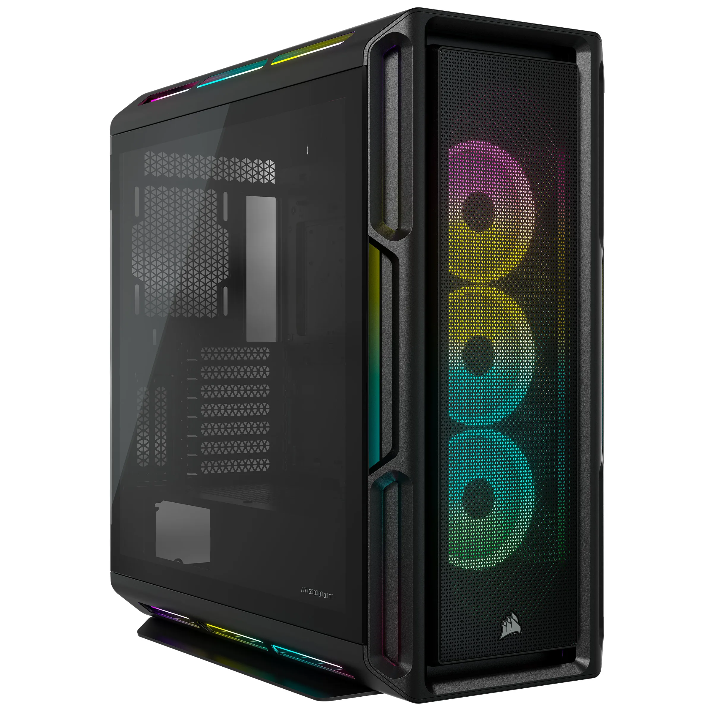 Corsair iCUE 5000T RGB TG Mid-Tower E-ATX ház, fekete