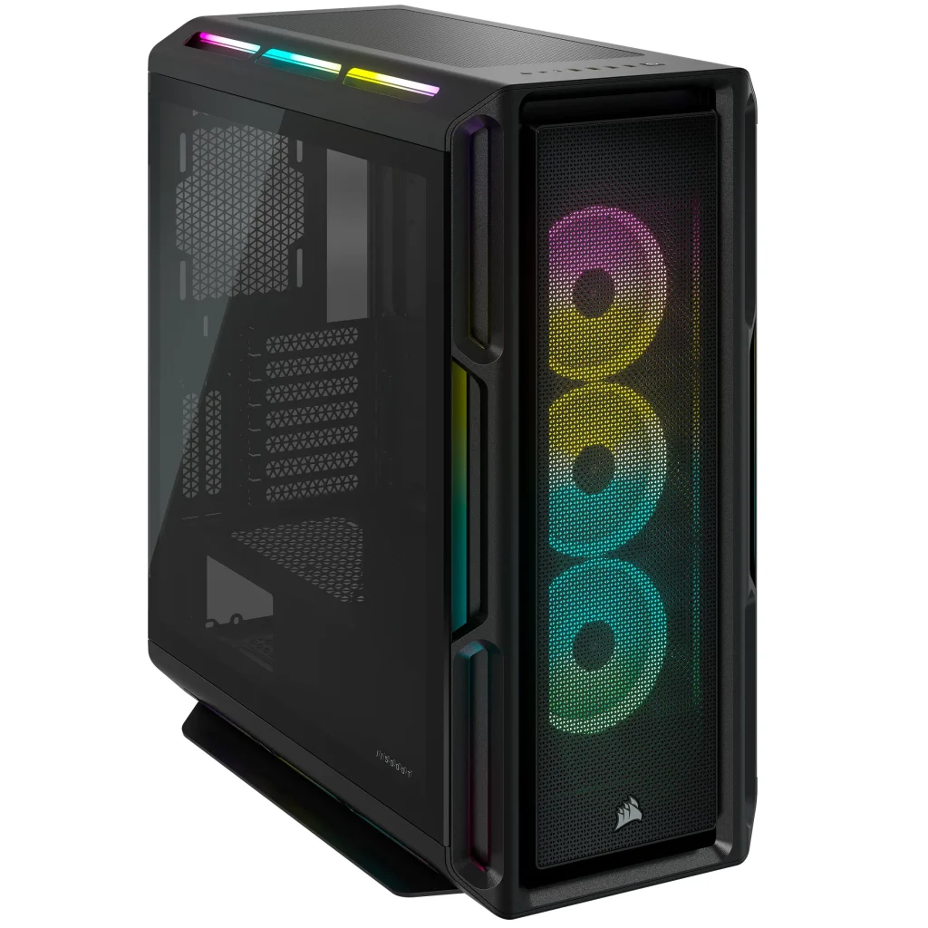 Corsair iCUE 5000T RGB TG Mid-Tower E-ATX ház, fekete - Image 3